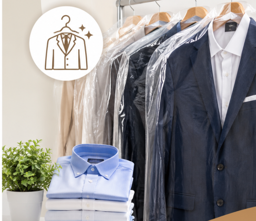 HANGING CLOTHES WITH DRY CLEANING SERVICES NEAR SECTOR 110